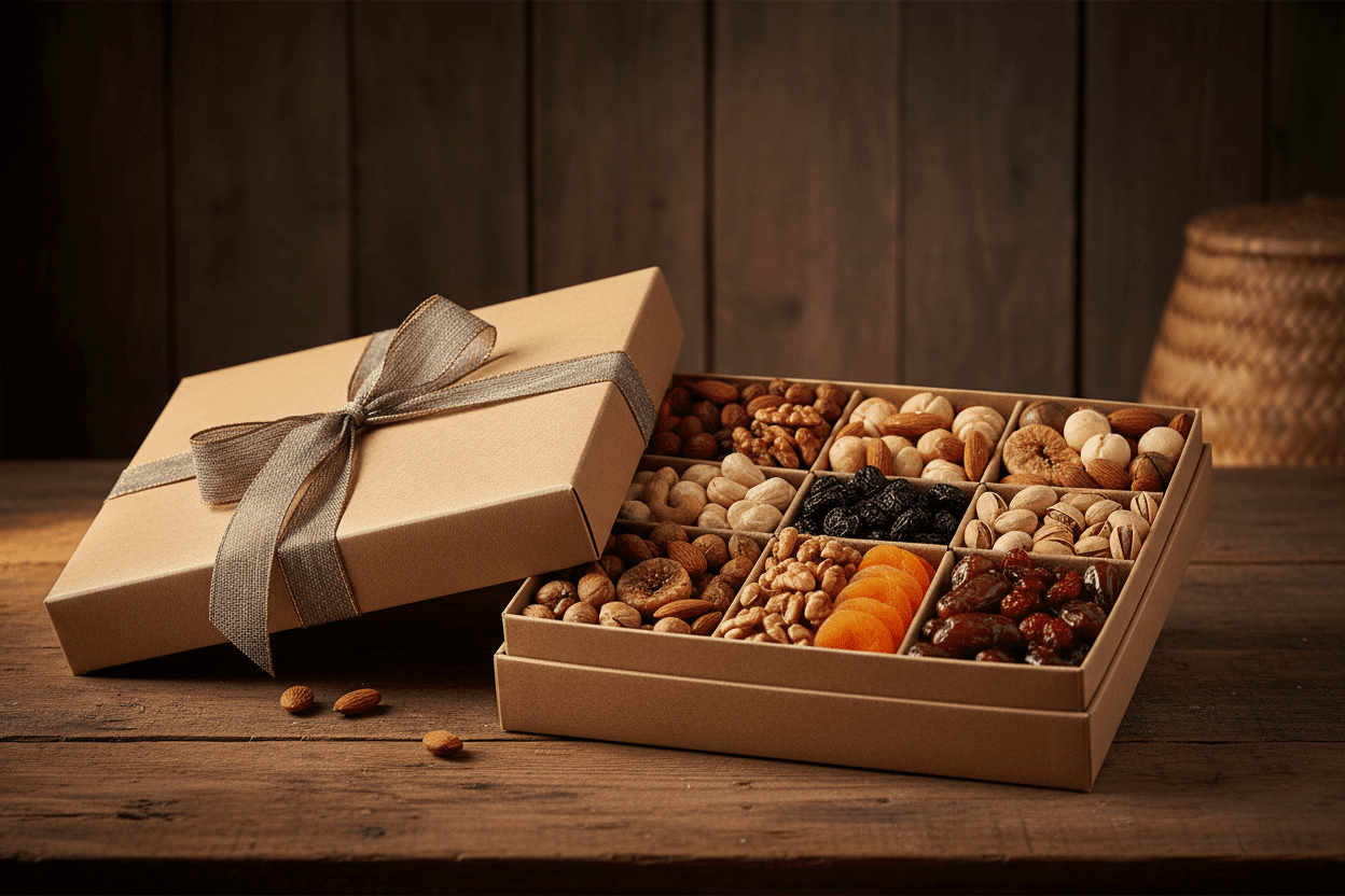 Idee Regalo con Frutta Secca: Le Confezioni Amelie per Natale, Compleanni e Occasioni Speciali - Amelie Frutta Secca